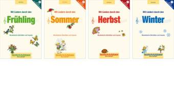 Super-Paket Mit Liedern durch die Jahreszeiten, 4 Bde.