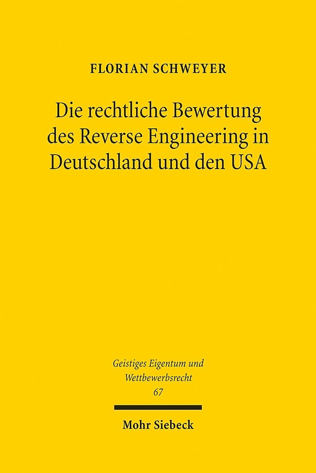 Die rechtliche Bewertung des Reverse Engineering in Deutschland und den USA main product photo