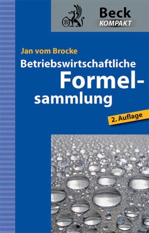 Betriebswirtschaftliche Formelsammlung main product photo
