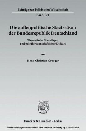 Die außenpolitische Staatsräson der Bundesrepublik Deutschland.