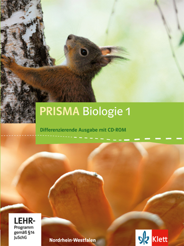 PRISMA Biologie 1. Differenzierende Ausgabe Nordrhein-Westfalen, m. 1 CD-ROM main product photo