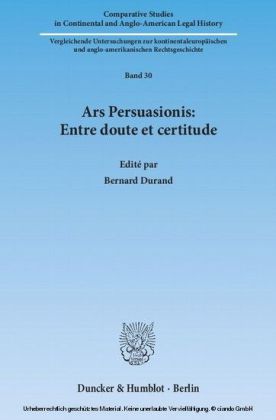 Ars Persuasionis: Entre doute et certitude.
