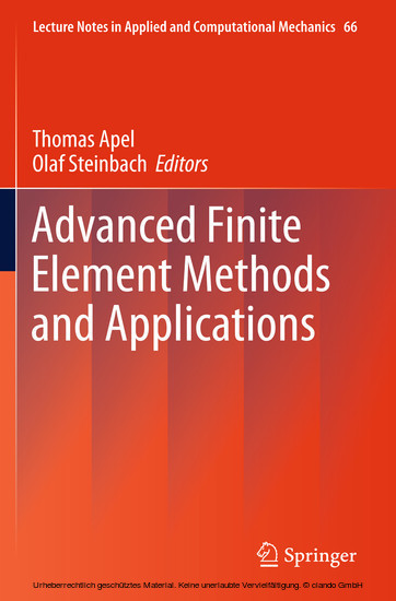 Advanced Finite Element Methods and Applications main product photo