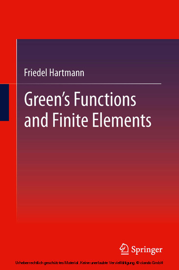 Green's Functions and Finite Elements main product photo