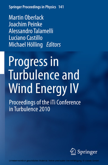 Progress in Turbulence and Wind Energy IV main product photo