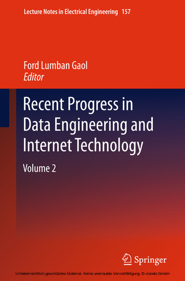 Recent Progress in Data Engineering and Internet Technology main product photo