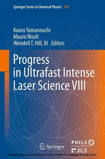 Progress in Ultrafast Intense Laser Science VIII main product photo
