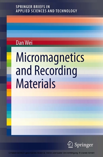 Micromagnetics and Recording Materials main product photo