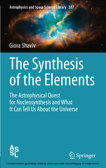 The Synthesis of the Elements main product photo