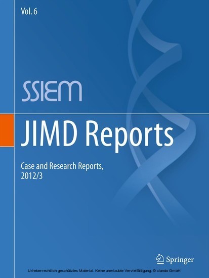JIMD Reports - Case and Research Reports, 2012/3 main product photo