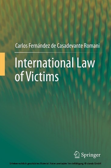 International Law of Victims main product photo