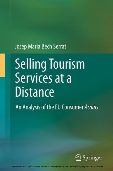 Selling Tourism Services at a Distance main product photo