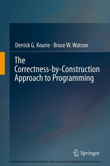 The Correctness-by-Construction Approach to Programming main product photo