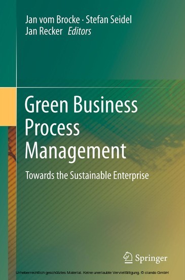 Green Business Process Management main product photo