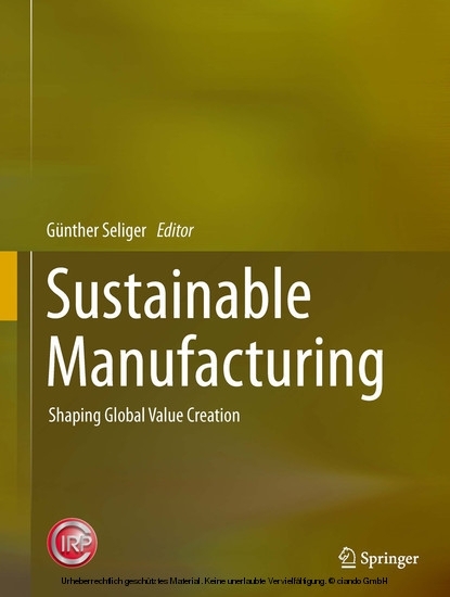 Sustainable Manufacturing main product photo