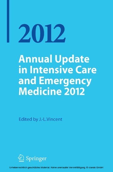 Annual Update in Intensive Care and Emergency Medicine 2012 main product photo