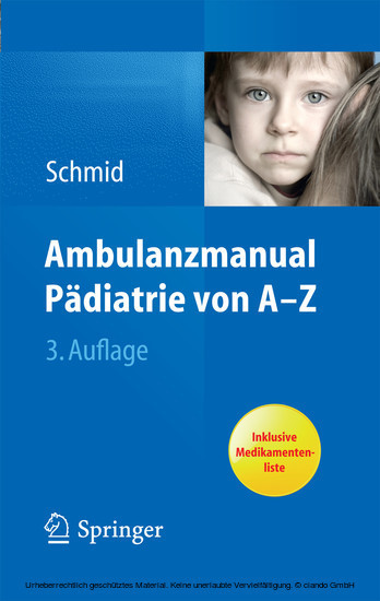 Ambulanzmanual Pädiatrie von A-Z main product photo