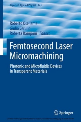 Femtosecond Laser Micromachining
