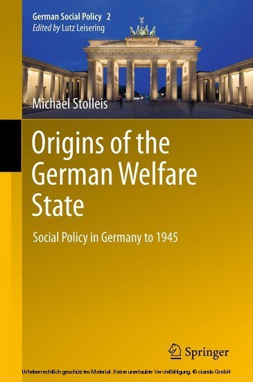 Origins of the German Welfare State main product photo