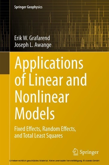 Applications of Linear and Nonlinear Models main product photo