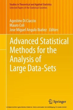 Advanced Statistical Methods for the Analysis of Large Data-Sets