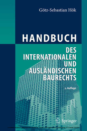 Handbuch des internationalen und ausländischen Baurechts main product photo