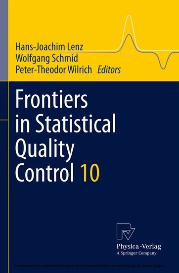 Frontiers in Statistical Quality Control 10 main product photo