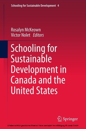 Schooling for Sustainable Development in Canada and the United States main product photo