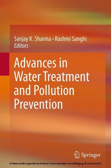 Advances in Water Treatment and Pollution Prevention main product photo
