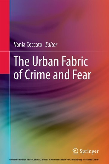 The Urban Fabric of Crime and Fear main product photo