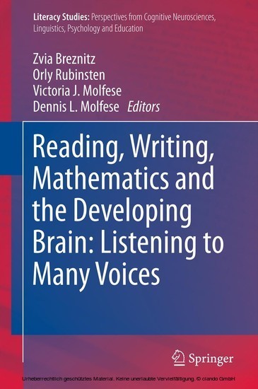Reading, Writing, Mathematics and the Developing Brain: Listening to Many Voices main product photo
