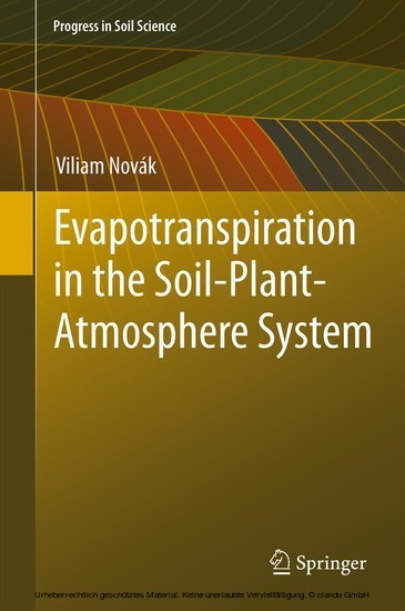 Evapotranspiration in the Soil-Plant-Atmosphere System main product photo