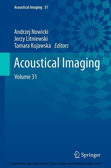 Acoustical Imaging. Vol.31 main product photo
