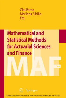 Mathematical and Statistical Methods for Actuarial Sciences and Finance
