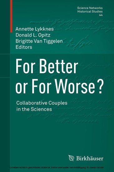 For Better or For Worse? Collaborative Couples in the Sciences main product photo