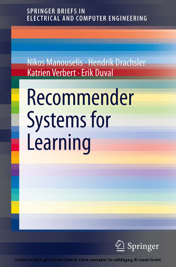 Recommender Systems for Learning main product photo