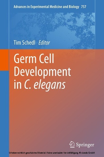 Germ Cell Development in C. elegans main product photo