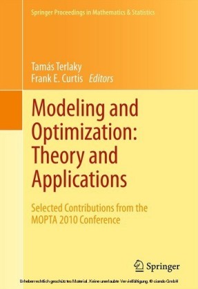 Modeling and Optimization: Theory and Applications