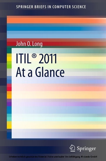ITIL® 2011 At a Glance main product photo