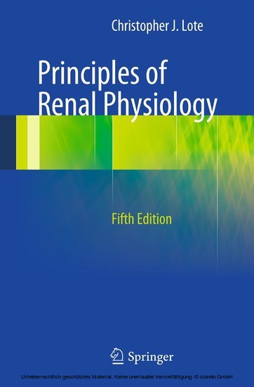 Principles of Renal Physiology main product photo