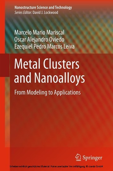 Metal Clusters and Nanoalloys main product photo
