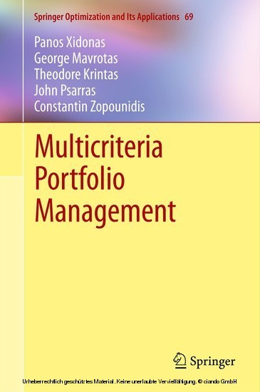Multicriteria Portfolio Management main product photo
