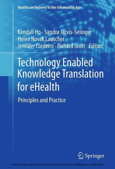 Technology Enabled Knowledge Translation for eHealth main product photo