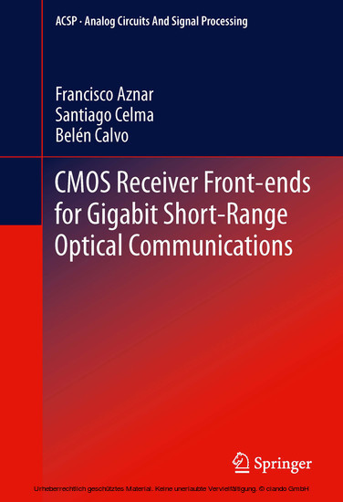 CMOS Receiver Front-ends for Gigabit Short-Range Optical Communications main product photo