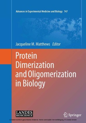 Protein Dimerization and Oligomerization in Biology