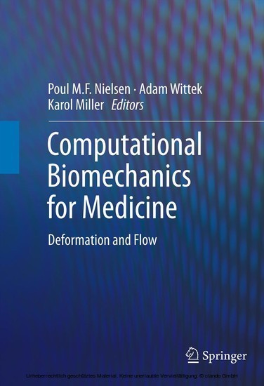 Computational Biomechanics for Medicine main product photo