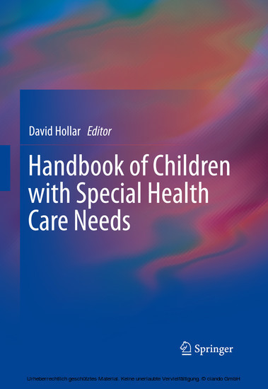 Handbook of Children with Special Health Care Needs main product photo