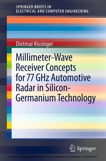 Millimeter-Wave Receiver Concepts for 77 GHz Automotive Radar in Silicon-Germanium Technology main product photo