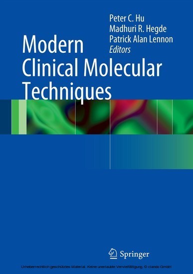 Modern Clinical Molecular Techniques main product photo
