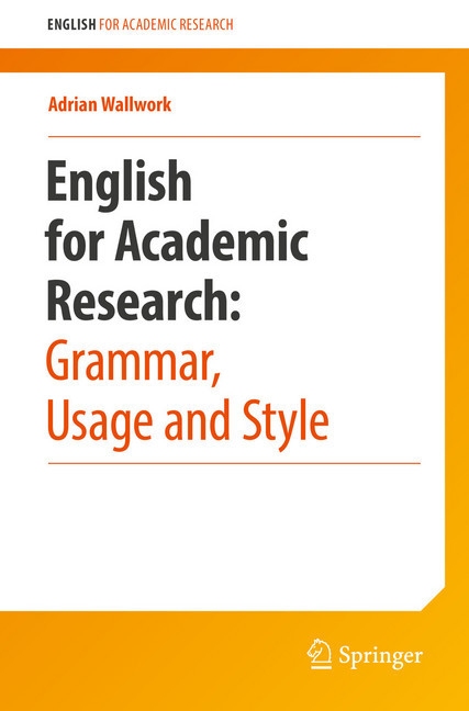 English for Academic Research: Grammar, Usage and Style main product photo